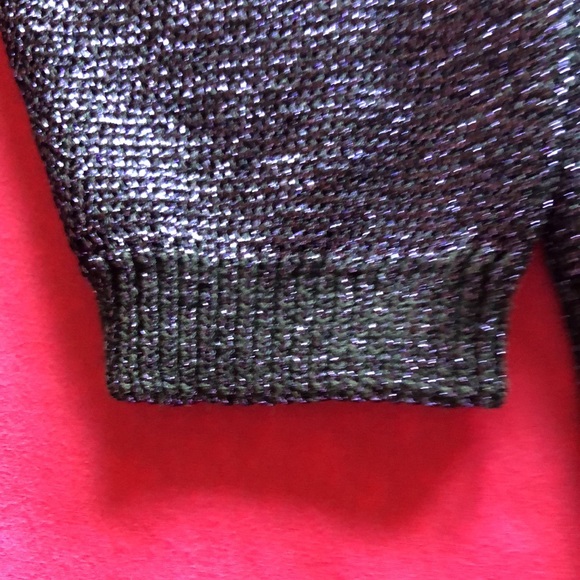 Vintage Pierre Cardin metallic purple pullover top - Picture 4 of 11